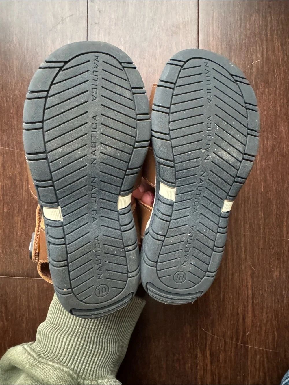 Nautica Kids Brown Fisherman-Style Sandals